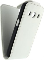 Samsung Galaxy Ace 4 Hoesje - Xccess - Serie - Kunstlederen Flipcase - Wit - Hoesje Geschikt Voor Samsung Galaxy Ace 4