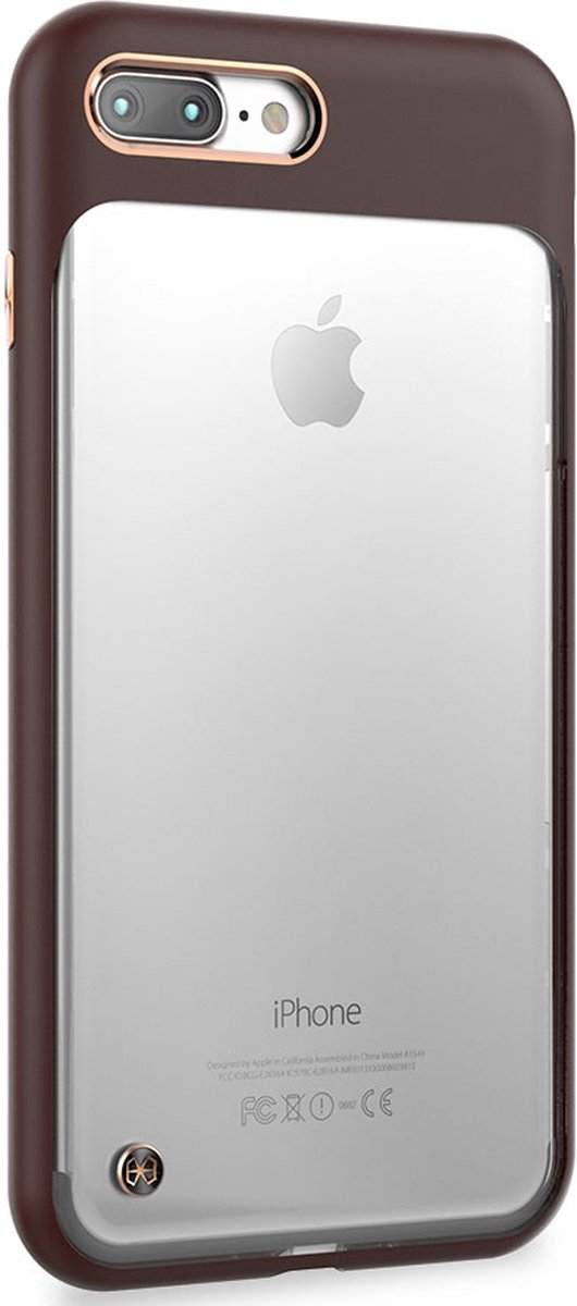 Apple iPhone 7 Plus Hoesje - STI:L - Monokini Serie - Hard Kunststof Backcover - Bruin - Hoesje Geschikt Voor Apple iPhone 7 Plus