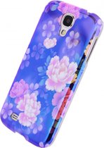 Samsung Galaxy S4 Hoesje - Xccess - Oil Serie - Hard Kunststof Backcover - Purple Flower - Hoesje Geschikt Voor Samsung Galaxy S4
