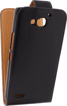Xccess Leather Flip Case Huawei Ascend G750 Black