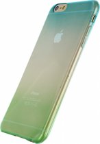 Apple iPhone 6/6s Plus Hoesje - Xccess - Thin Serie - TPU Backcover - Turquoise - Hoesje Geschikt Voor Apple iPhone 6/6s Plus