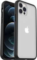 Apple iPhone 12 Pro Hoesje - Otterbox - React Serie - Hard Kunststof Backcover - Zwart - Hoesje Geschikt Voor Apple iPhone 12 Pro