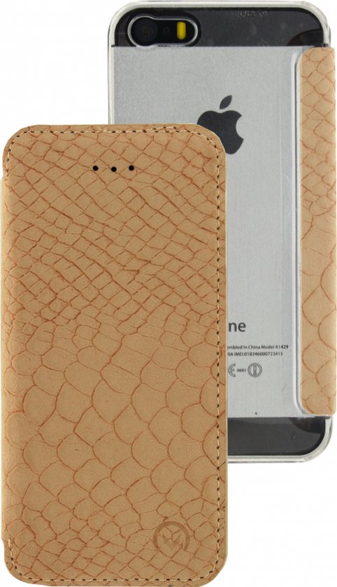 Apple iPhone SE (2016) Hoesje - Mobilize - Slim Gelly Serie - Kunstlederen Bookcase - Rose Gold Snake - Hoesje Geschikt Voor Apple iPhone SE (2016) Apple iPhone SE (2016) Hoesje - Mobilize - Slim Gelly Serie - Kunstlederen Bookcase - Rose Gold Snake - Hoesje Geschikt Voor Apple iPhone SE (2016)