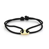 Michelle Bijoux armband goodlife touw  Black JE13839