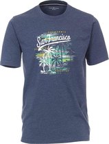 Casa Moda T-shirt San Francisco Blauw 913673600-126 - XXL