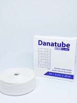 Bandage tubulaire élastique en bambou Danatube 3,4 cm x 20 m - Poignet et coude
