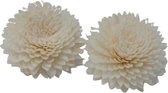 Natuurlijke Diffuser Bloemen - Large - Anjer aan Touw - 4 stuks - 12x5,5x2,5cm