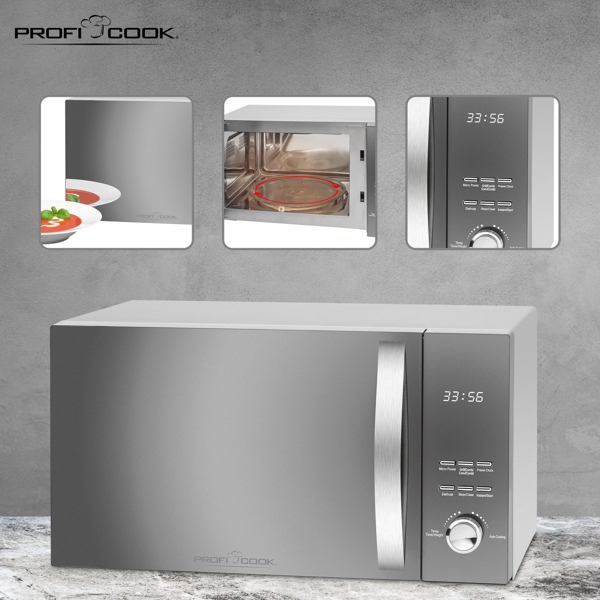 ProfiCook 3-in-1 Combi Magnetron thumbnail 4
