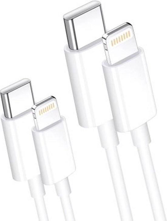 Câble USB-C vers Lightning adapté pour Apple iPhone (12,13) & iPad - câble  chargeur -... | bol.com