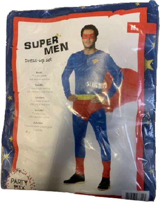 Superman Carnaval Kostuum - M