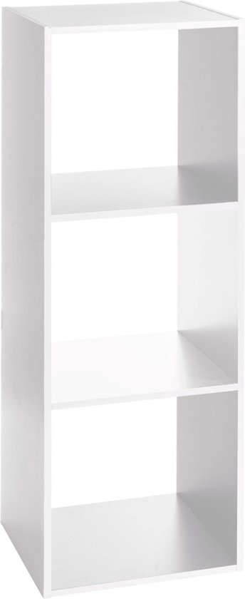 Five Simply Smart - Boekenkast - 3 Vakken - Wit - 34,4 x 32 x 100,5 cm