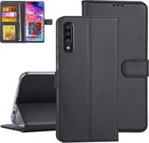 Zwart Book Case voor Samsung Galaxy A70 - Pasjeshouder - Magneetsluiting (A705F)