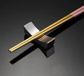 AMS® - Eetstokjes Houder Set - Chopstick Holder - Sushi Servies - Sushi Set - Zilver - RVS - 4 Stuks