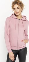 LOLALIZA Hoodie met rits - Roze - Maat S