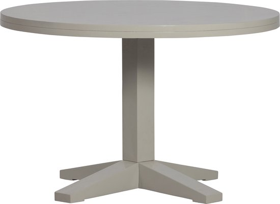 vtwonen Deck Round Eettafel - Mango Hout - Clay - 78x120x120