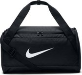 Nike Sporttas Brasilia Small Duffel Bag - BA5335-010 Black/Black/White