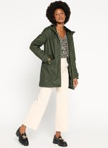 LOLALIZA Parka met coated effect - Khaki - Maat 38