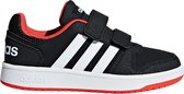 adidas Hoops 2.0 CMF C Sneakers Kinderen - Core Black/Ftwr White/Hi-Res Red S18