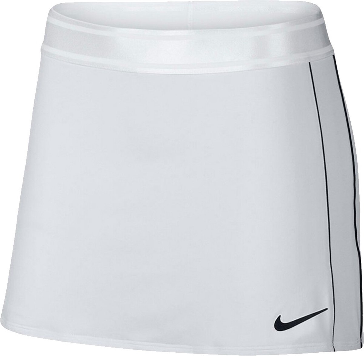 Nike Court Dry Skirt Str Sportrok Dames - White/Black/Black/(Black) - Maat  XL | bol.com