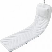 Badkussen Home Spa Badkussen met zuignappen Extra zacht Voor Nek en Rug  Kussen voor in Bad Antislip