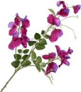 Silk-ka Kunstbloem-Zijden Bloem Lathyrus Tak Lavendel-Roze 73 cm Voordeelaanbod Per 2 Stuks