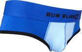 Bum Bling Brief - Heren Slip - Ondergoed - Low Waist - Blauw - Maat M - Sexy ondergoed heren - Kerstkado -