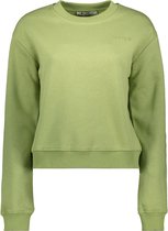 NA-KD Trui Organic Logo Basic Sweater 1044 000155 Sage Dames Maat - S
