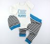 Babykledingset baby geschenkset 3 delig 100 % gekamd katoen Print: Cool mummy