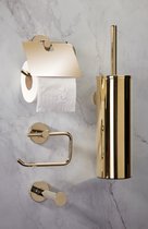 Coperblink wc-papier houder zonder klep glanzend goud