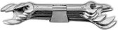 Baseline steeksleutelset staal | Koolstofstaal | 6/7 mm, 8/9 mm, 10/11 mm, 12/13 mm, 14/15 mm en 16/17 mm | 6 stuks