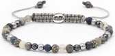 Karma armband 84364 Spiral Fine Fiction xxs (grey crystal)