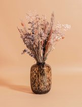 Droogbloemen - boeket 70 cm - Lolypop Life - Lichtroze - wit | LOVIY