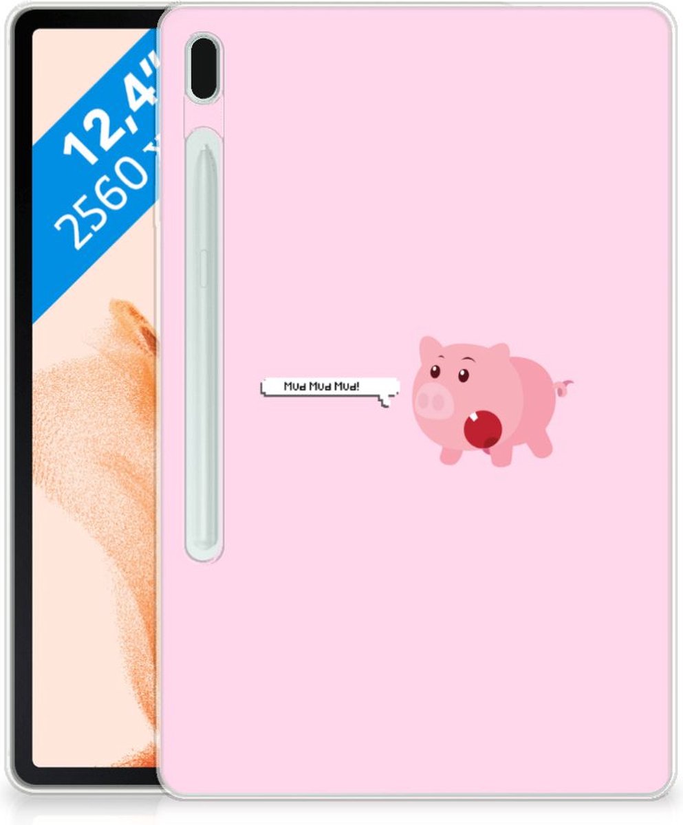 Samsung Galaxy Tab S7FE Tablet Back Cover Pig Mud