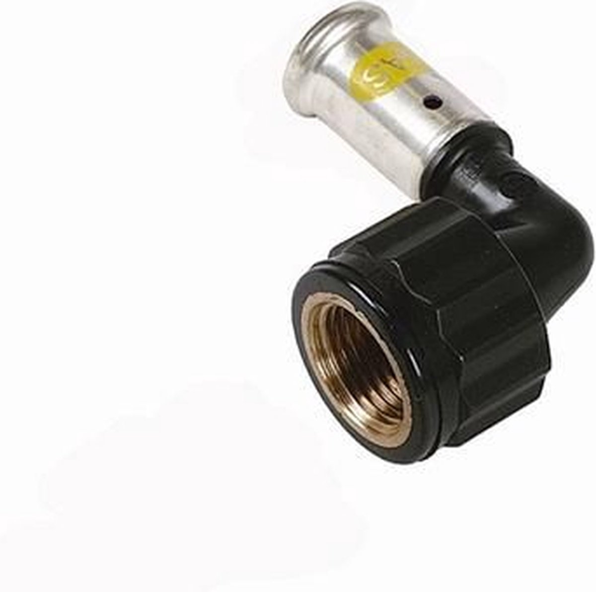 Henco GAS 6PKG knie - 1 binnendraad x 32 mm pers