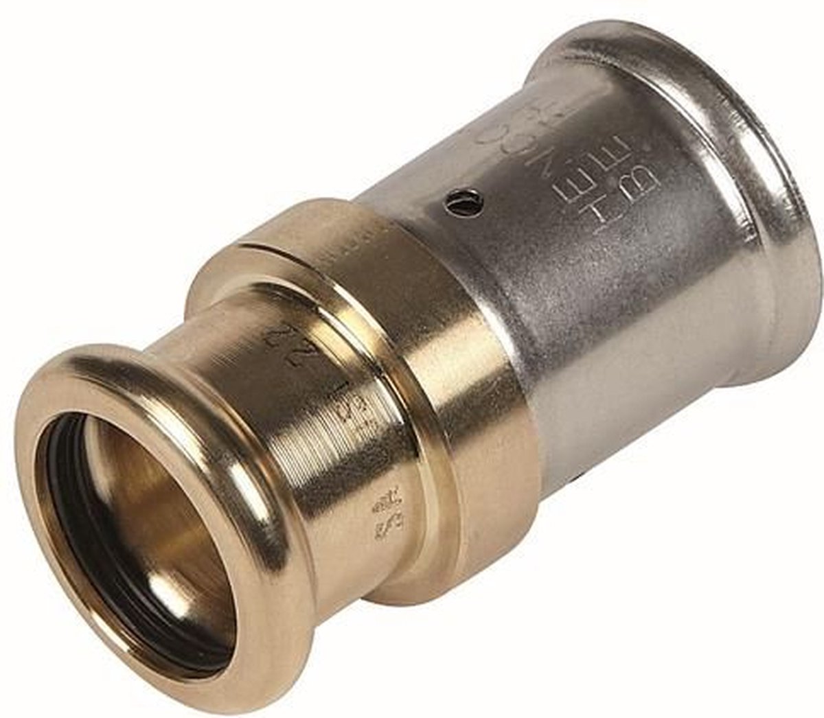 Henco 36P overgangskoppeling - 32 mm pers x 28 mm koper pers