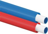 Uponor Uni Pipe PLUS flexibele meerlagenbuis in mantelbuis- 25x2,5mm 50 meter rood