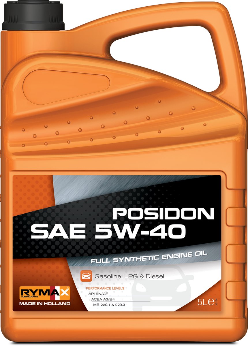 Rymax Posidon SAE 5W/40 Full Synthetic 5 Liter