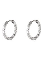 Oorring hoop - zilver