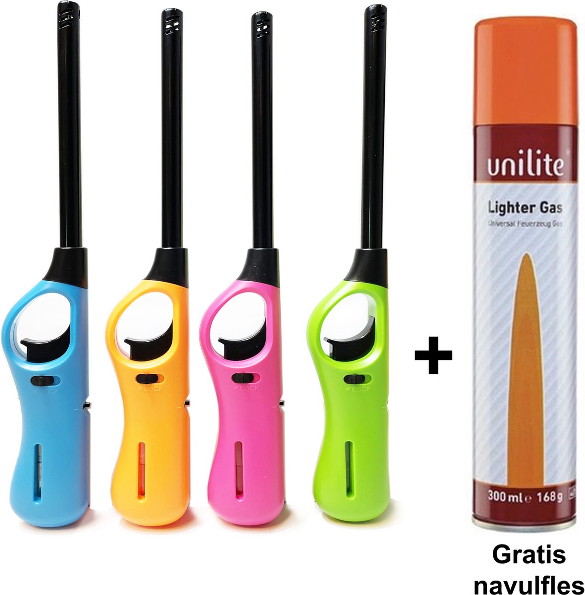 Briquet à bougie de cuisine en métal ABS, cuisinière à gaz butane