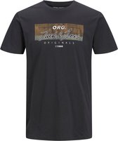 Jack & Jones T-shirt Brady Black (Maat: 3XL)