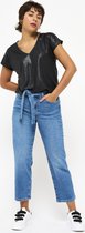 LOLALIZA Jeans met hoge taille - Blauw - Maat 34
