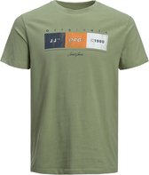 Jack & Jones T-shirt Brady Green (Maat: 5XL)