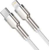Baseus USB-C naar lightning - 2 meter Wit - Geschikt voor Apple iPhone 13 / 12 - Apple iPad - USB-C naar lightning | iPhone 13 / 12 / 11 / X / iPad / 13 / 12 Pro Max / iPhone 13 /