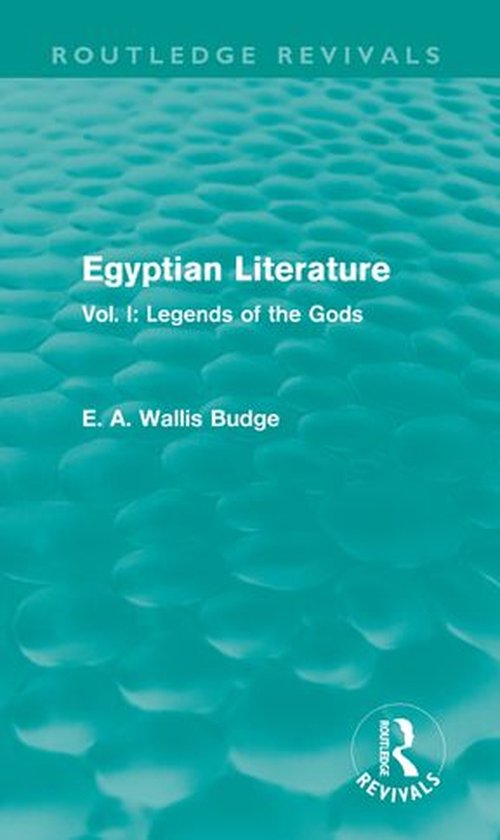 Routledge Revivals - Egyptian Literature (Routledge Revivals ... - cover
