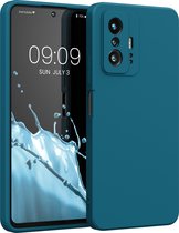 kwmobile telefoonhoesje geschikt voor Xiaomi 11T / 11T Pro - Hoesje voor smartphone - Back cover in Caribisch blauw