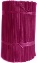 Riet Stengels - Losse Geurstokjes - Roze - Bamboe - 25cmx3mm - 25 stuks