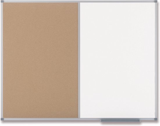 Bi-Office Maya Gelakt Staal Whiteboard Met Aluminium Omlijsting En