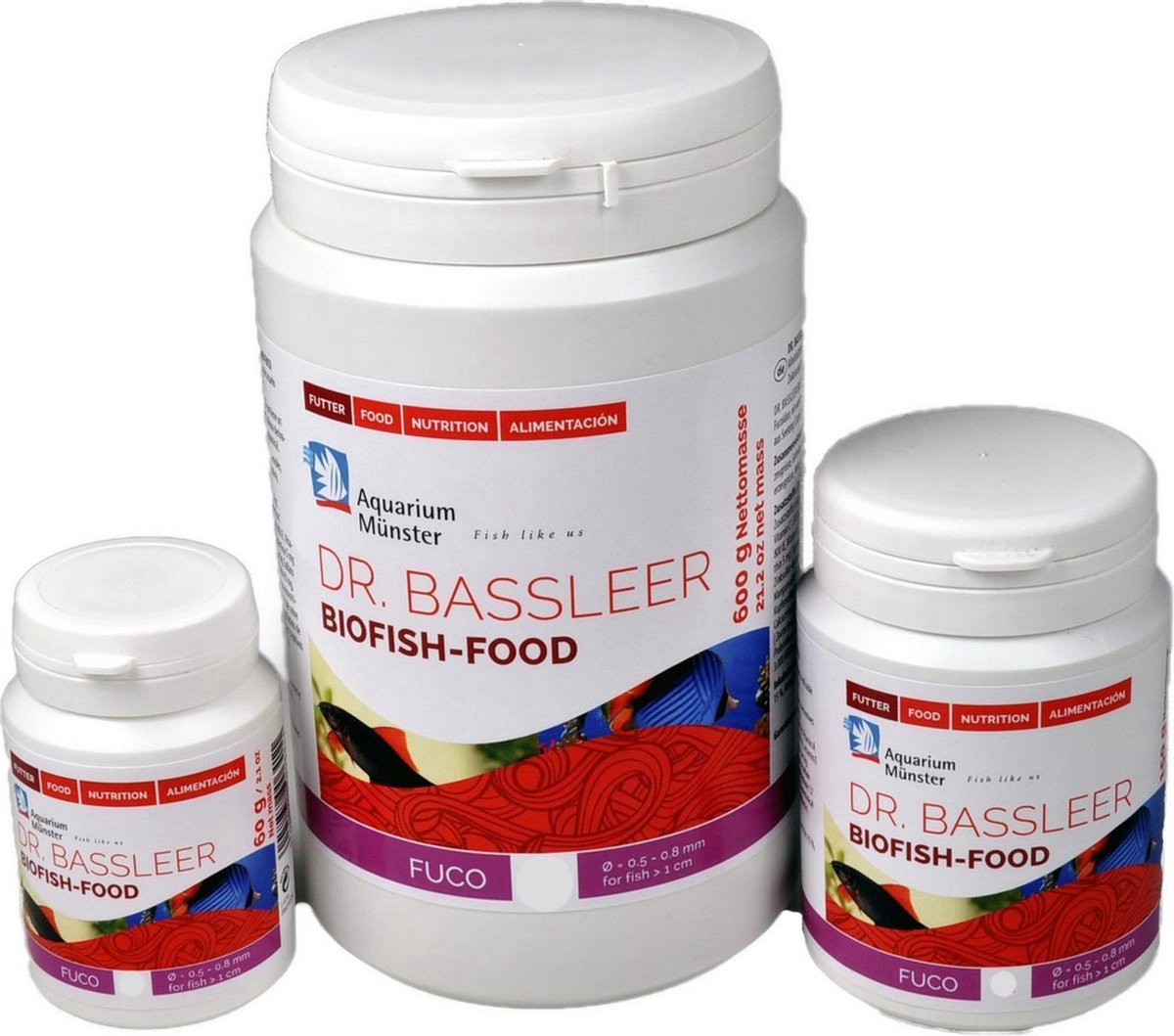 Fuco – Dr. Bassleer BioFish Food L 600gr