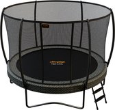 Avyna Pro-Line trampoline 08 met veiligheidsnet - Ø245 cm  - Camouflage - gratis trapje