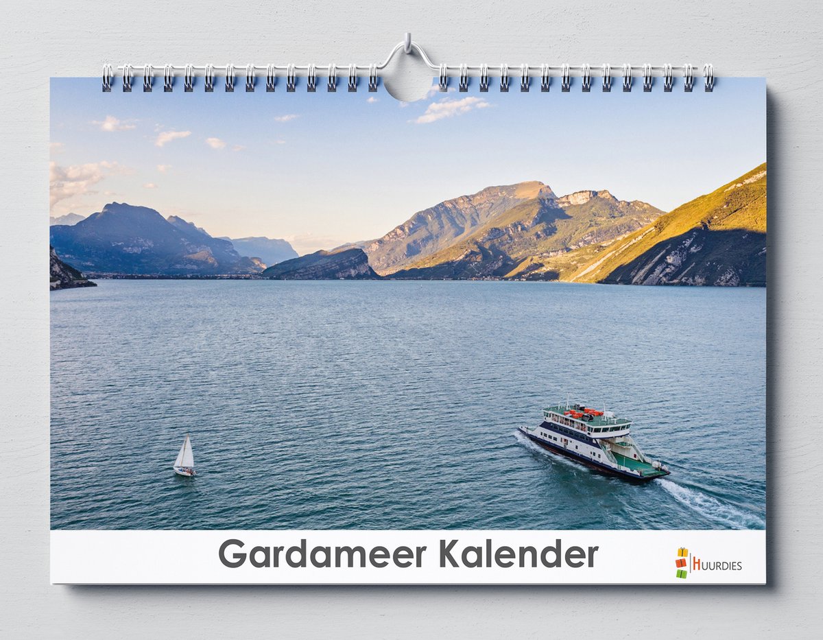 Gardameer kalender 35x24 cm | Verjaardagskalender Gardameer | Verjaardagskalender Volwassenen